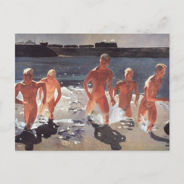 Postal Descanso del almuerzo (Anverso)