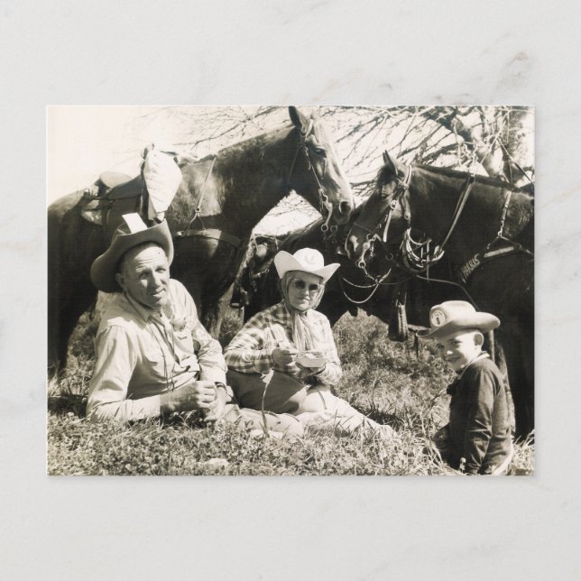 POSTAL DESCANSO PARA ALMORZAR #17 (Anverso)