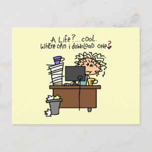 Postal Descargar humor de vida
