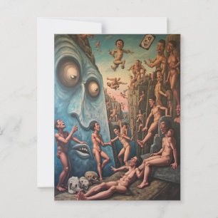 Postal Descenso existencial