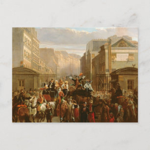 Postal Descente de la Courtille', Belleville