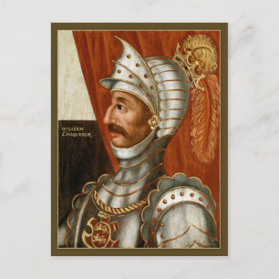 Postal Desconocido británico William el conquistador c. 1