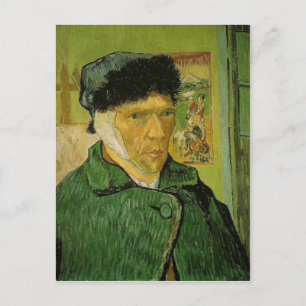Postal Descripción: autorretrato de Vincent van Gogh w