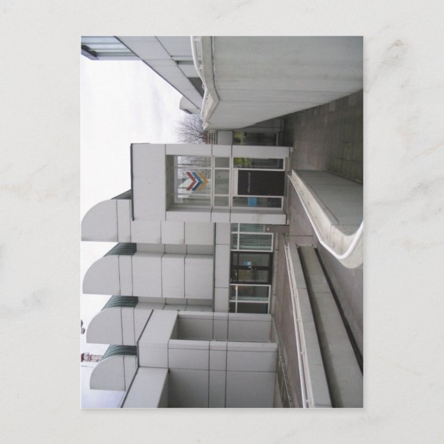 Postal Descripción: Bauhaus Archiv Berlín - Haupteingang (Anverso)