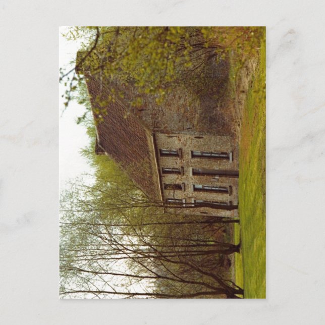 Postal Descripciòn Cuesmes (Belgique), la maison Van Gogh (Anverso)