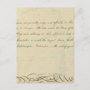 Postal Descripción de Carolina del Sur