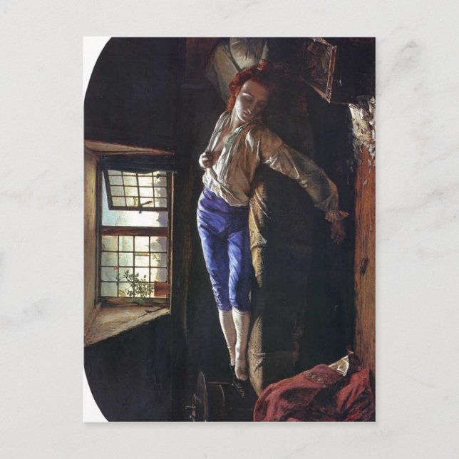 Postal Descripción Descripción La muerte de Chatterton He (Anverso)