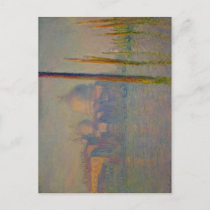 Postal Descripción Gran Canal, Venecia, 1908 por Claude M