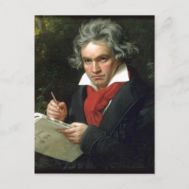Postal Descripción Ludwig van Beethoven (17701827) auf ei (Anverso)