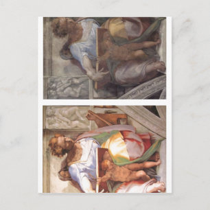 Postal Descripción Resumen Capilla Sixtina, el profeta Da