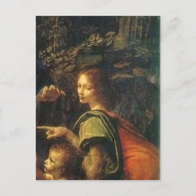 Postal Descripción sumaria Pormenor de Uriel em Madonna d (Anverso)