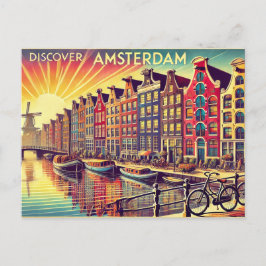 Postal Descubra Amsterdam