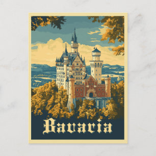 Postal Descubre Baviera: Castillo de Neuschwanstein
