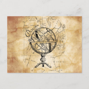 Postal Descubre el mundo