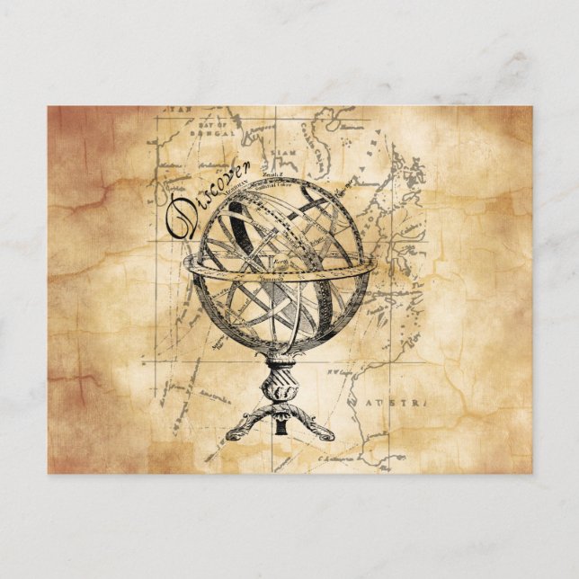 Postal Descubre el mundo (Anverso)