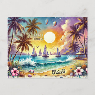 Postal Descubre el paraíso