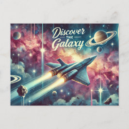 Postal "Descubre la galaxia"