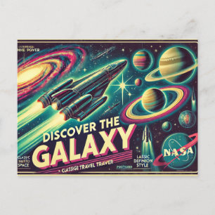Postal "Descubre la galaxia"