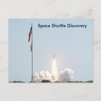 Postal Descubrimiento del lanzador espacial