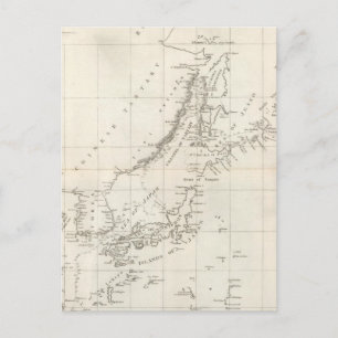 Postal Descubrimientos realizados en 1787 en los mares de