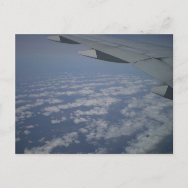 Postal Desde el avión (Anverso)