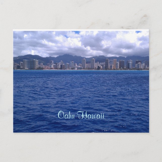 Postal ¡Desde Hawaii deseando que estuvieras aquí! (Anverso)
