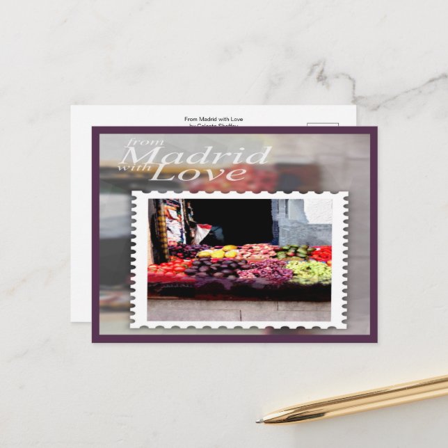 Postal Desde Madrid con amor (Anverso/Reverso In Situ)