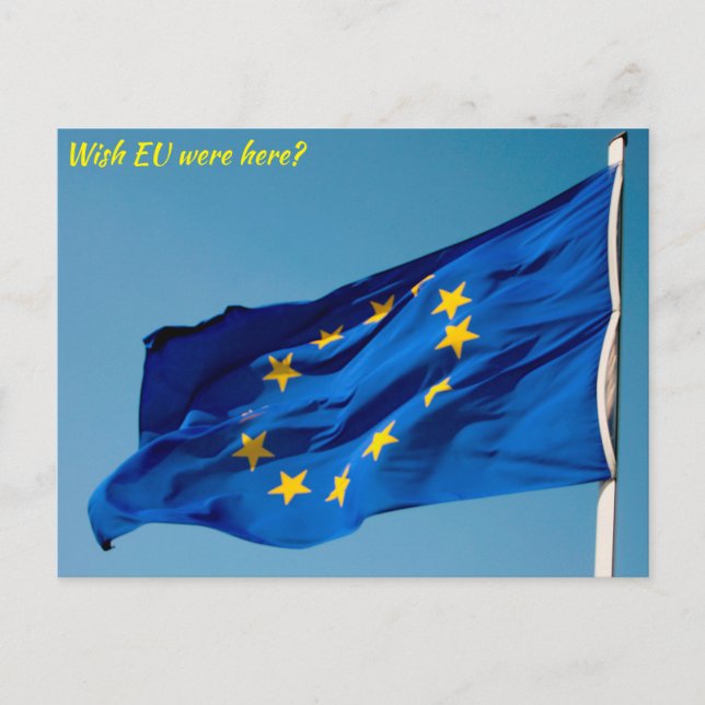Postal ¿Desea que la UE estuviera aquí? (Anverso)