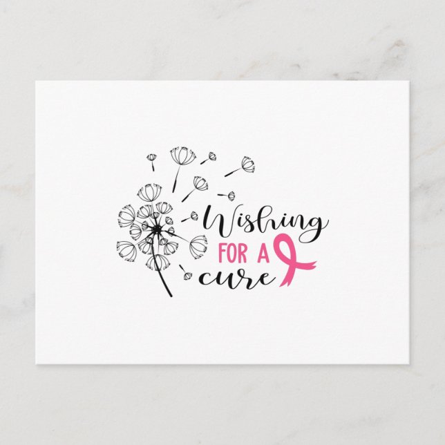 Postal Deseando Un Cáncer De Cura (Anverso)