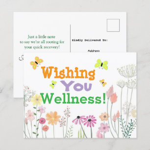 Postal Deseándole bienestar 