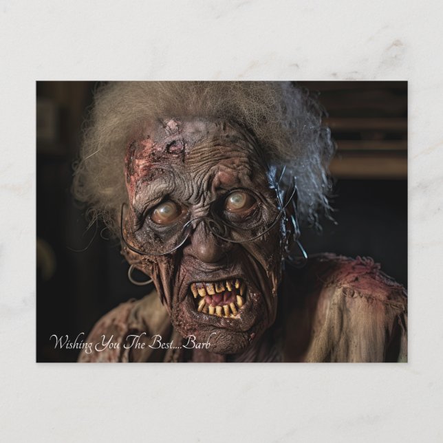 Postal Deseándole lo mejor...Barb (Anverso)