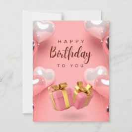 Postal Deseándote Feliz cumpleaños