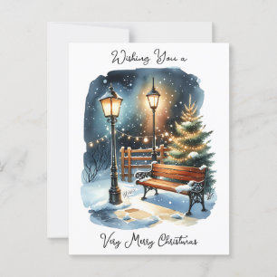 Postal Deseándote una Feliz Navidad y Feliz Año Nuevo