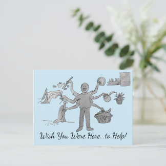 Postal Desearía Que Estuvieras Aquí