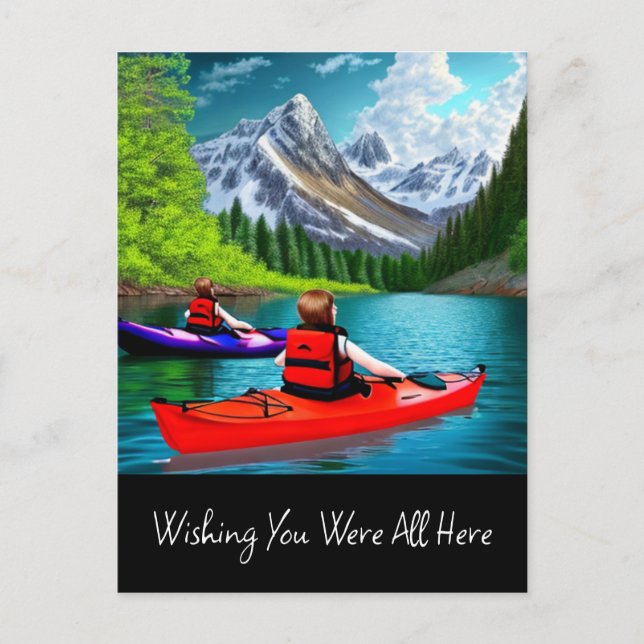 Postal Desearía Que Estuvieras Aquí. (Anverso)