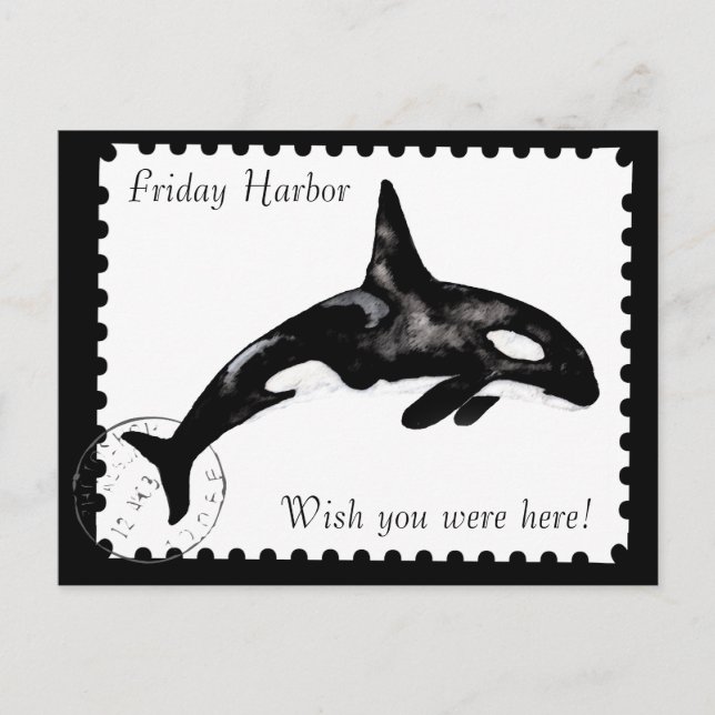 Postal ¡Desearía Que Estuvieras Aquí! (Anverso)