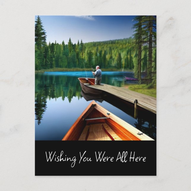 Postal Desearía Que Estuvieras Aquí. (Anverso)