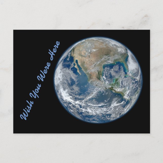 Postal Desearía Que Estuvieras Aquí (Anverso)