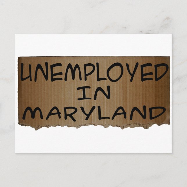 POSTAL DESEMPLEADO EN MARYLAND (Anverso)
