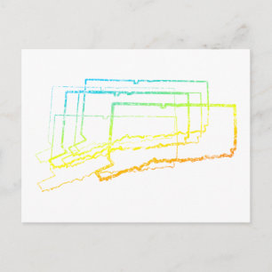 Postal desenfoque de frío de conexión