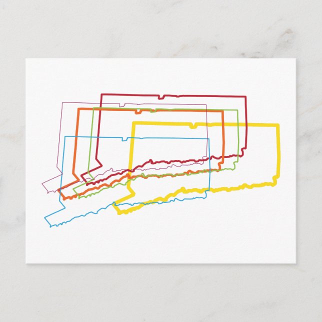 Postal desenfoque del orgullo de conexión (Anverso)