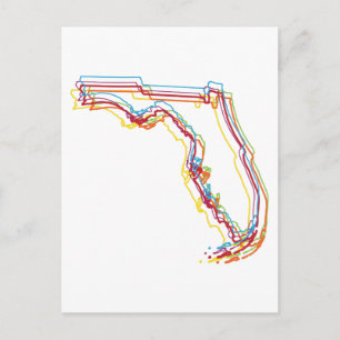Postal desenfoque del orgullo florida