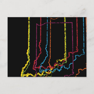 Postal desenfoque del orgullo indio