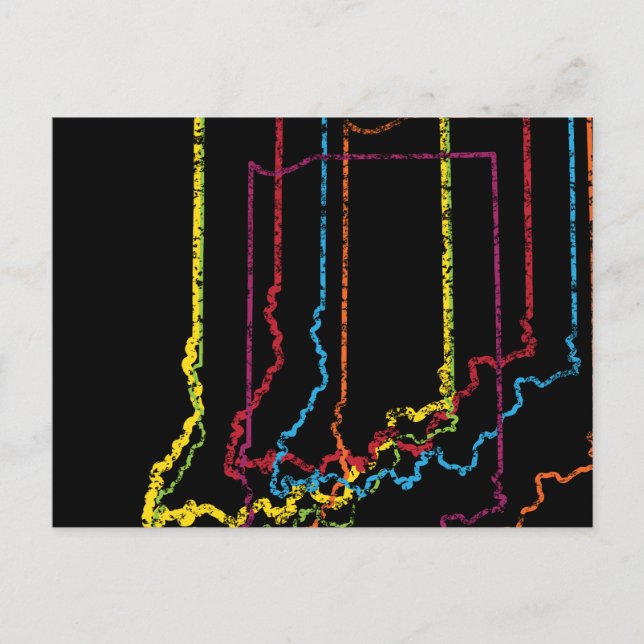 Postal desenfoque del orgullo indio (Anverso)