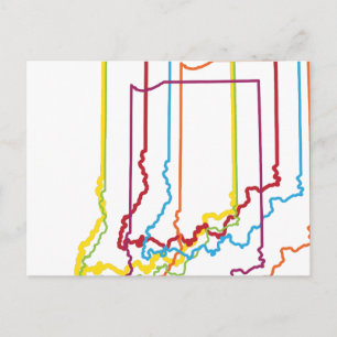 Postal desenfoque del orgullo indio