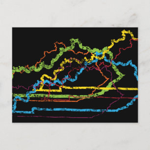 Postal desenfoque del orgullo kentucky