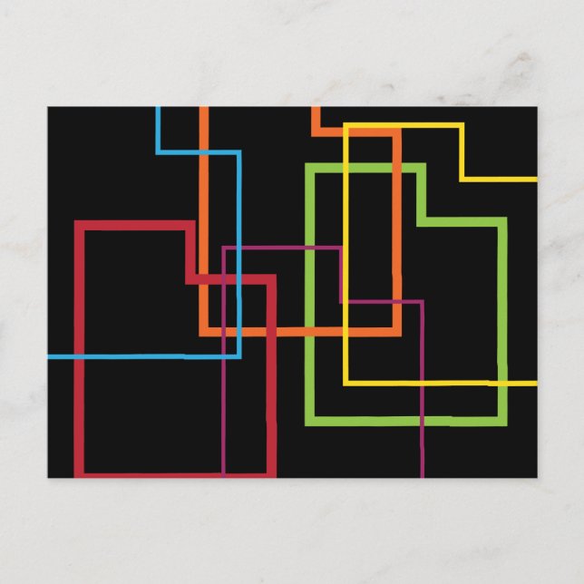 Postal desenfoque del orgullo utah (Anverso)