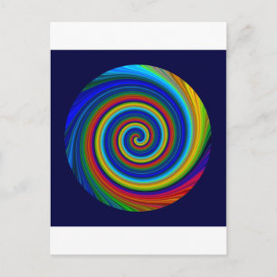 Postal Desenfoque espiral