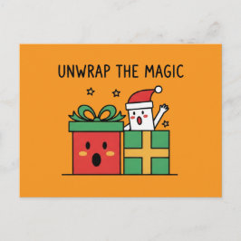 Postal Desenvuelve la Navidad Mágica