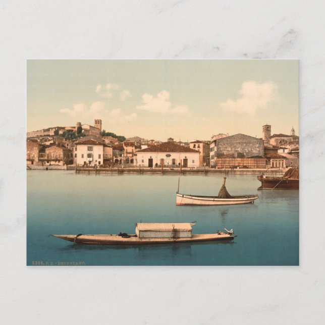 Postal Desenzano, lago de Garda, Lombardía (Italia) (Anverso)